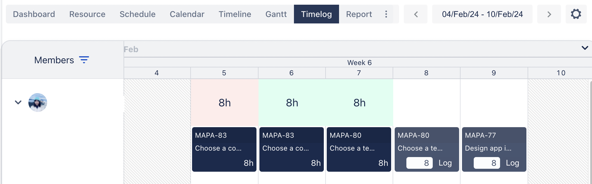 Log time in ProScheduler board.png