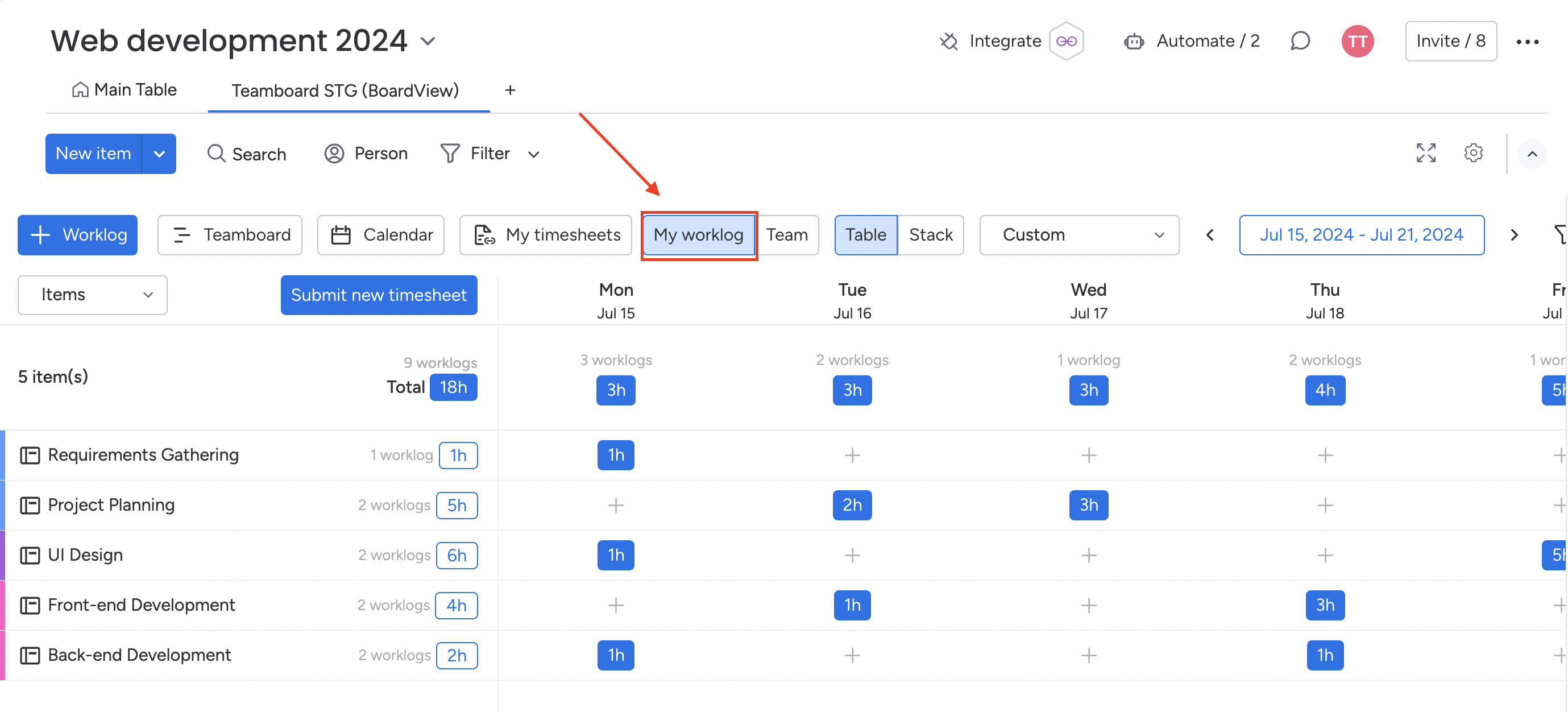 Timesheet Approvals