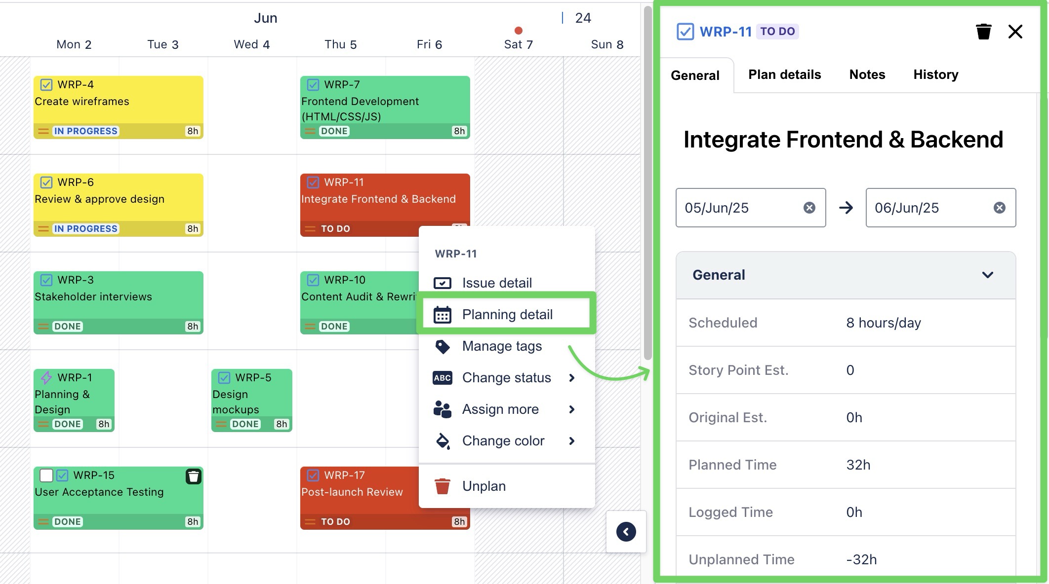 How to open the Planning detail.jpg