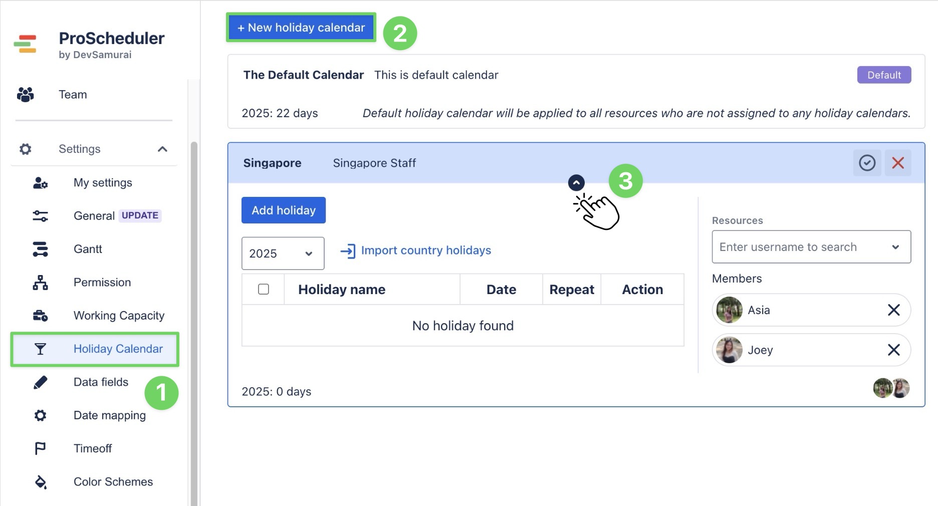 Setting up Holiday calendar.jpg