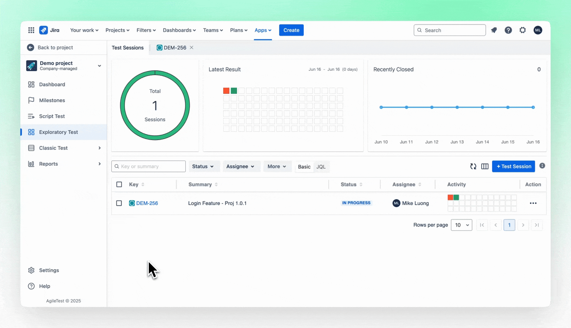 5. Link issues to Test Session.gif
