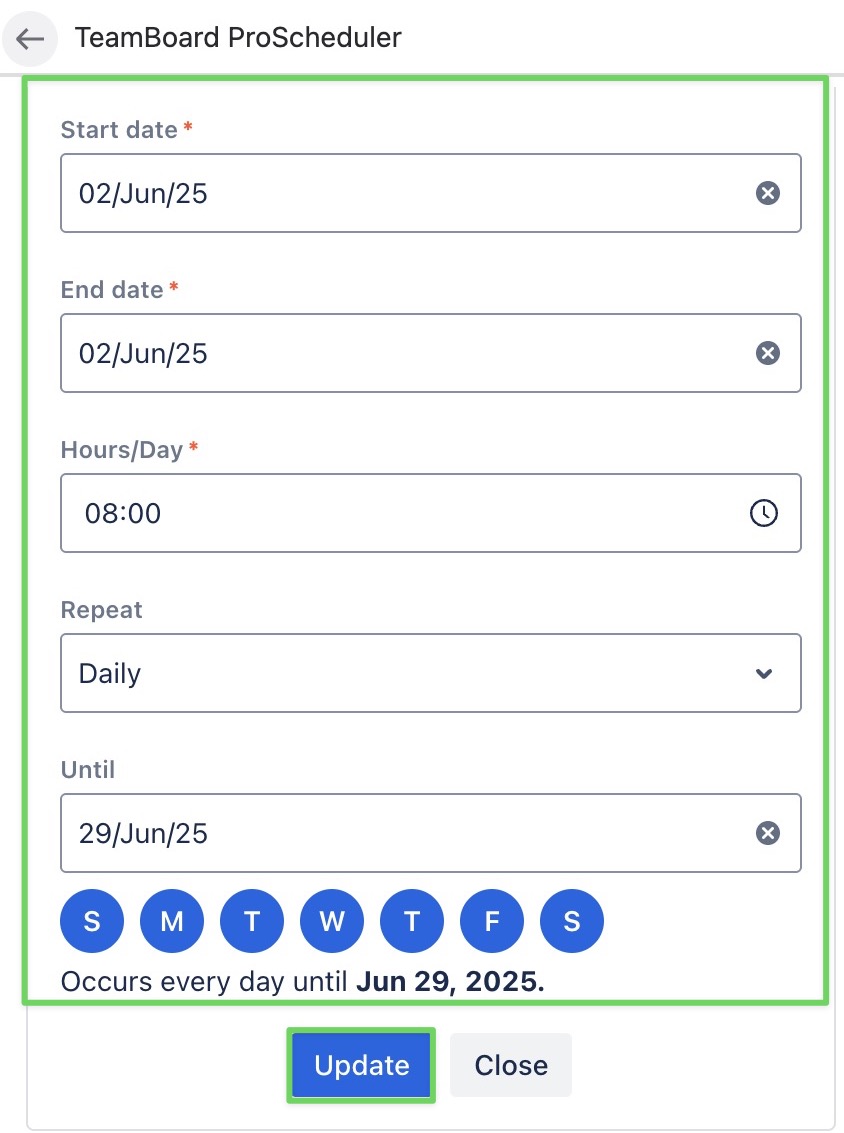 update recurring tasks within the Jira Work Item Detail.jpg