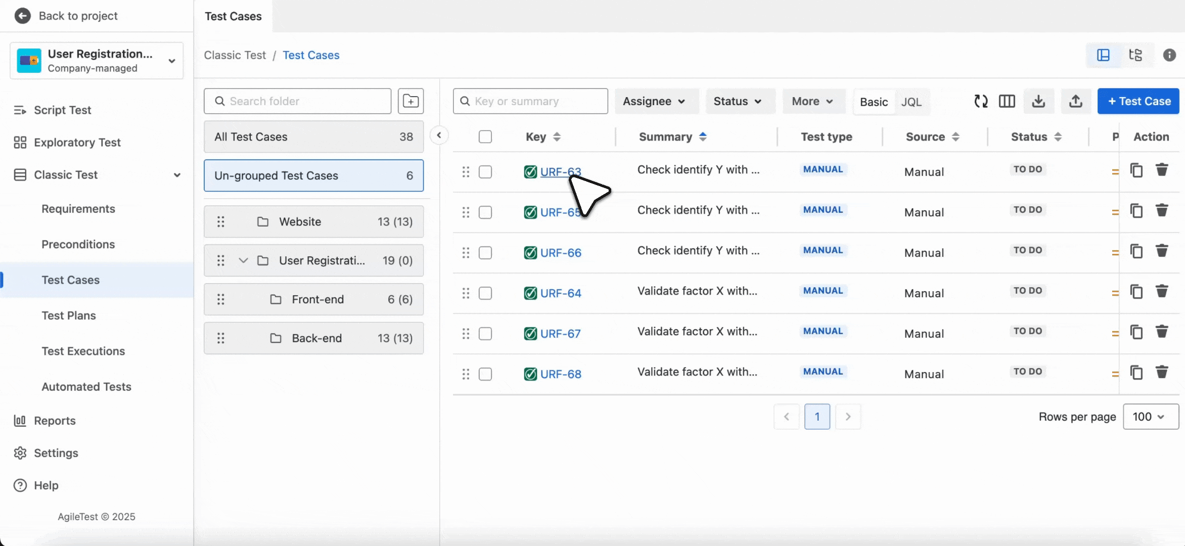 Add Test Cases to Folders.gif