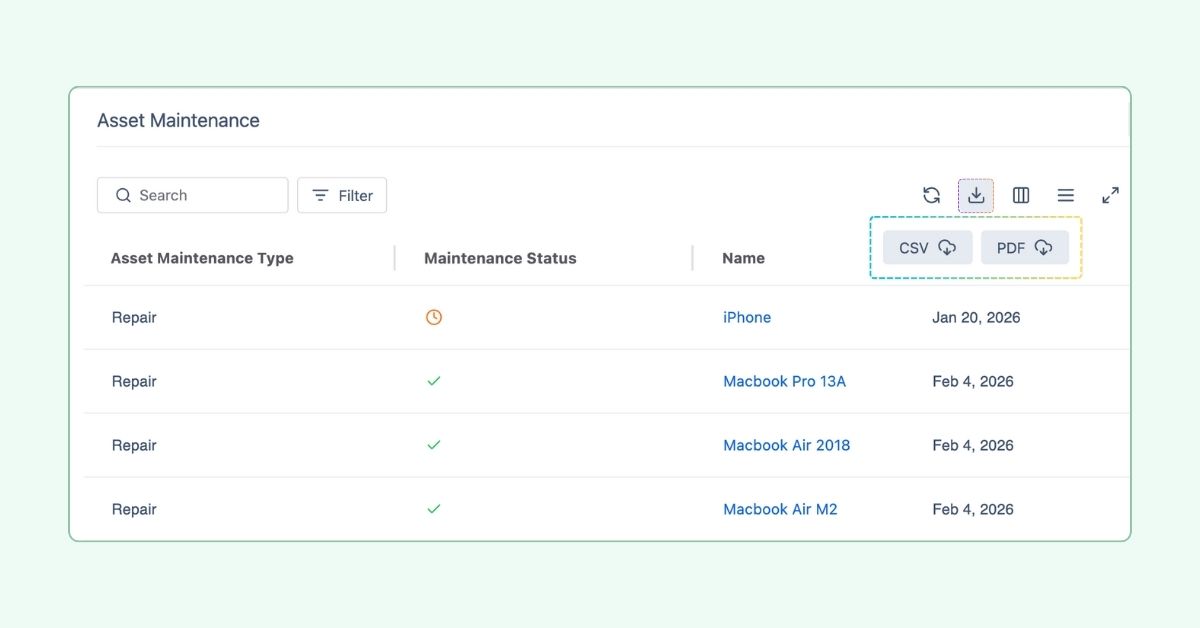 ability to export asset maintenance.jpg