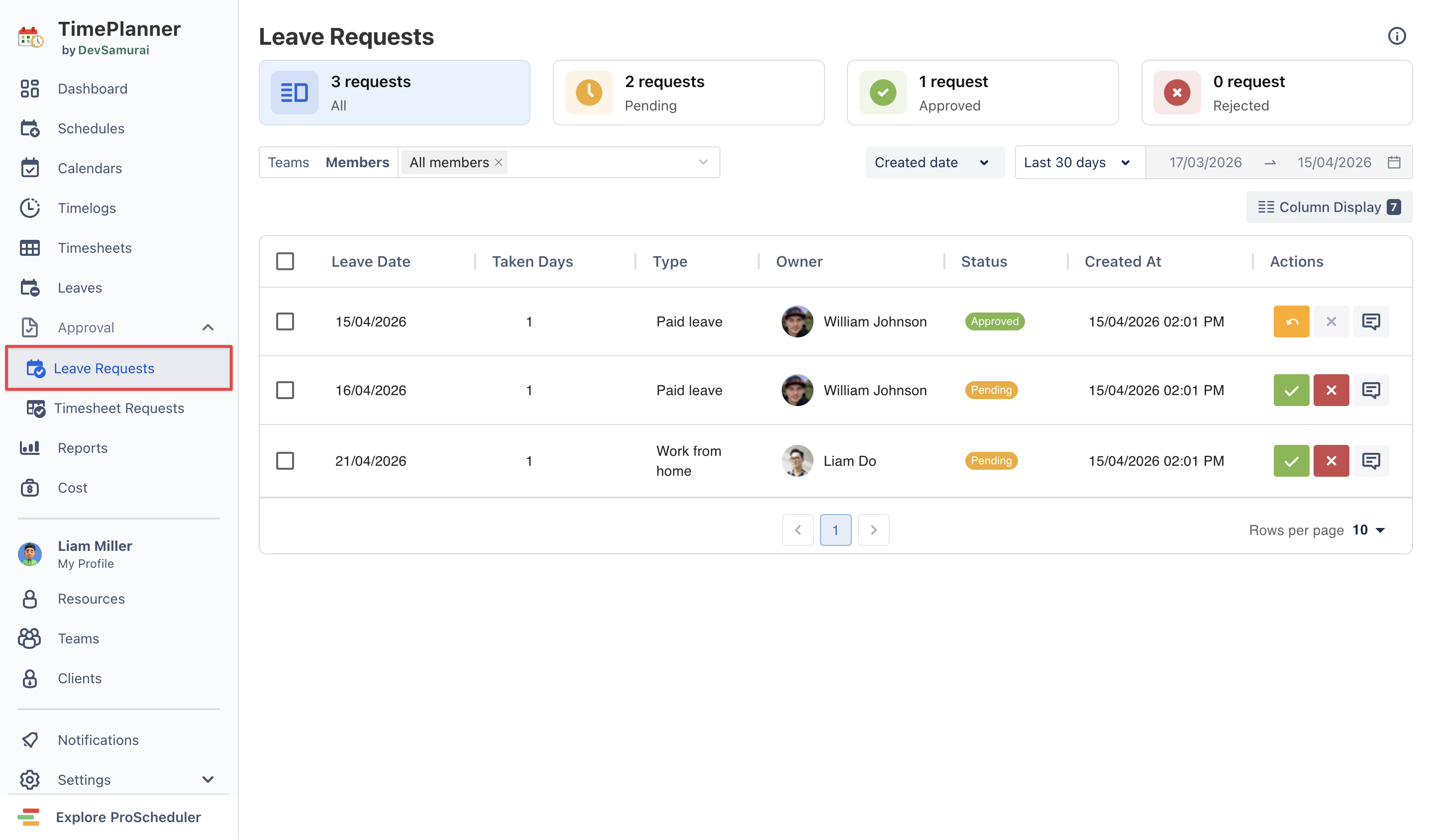 Step 2 Approval Workflow for leave requests on TimePlanner.png