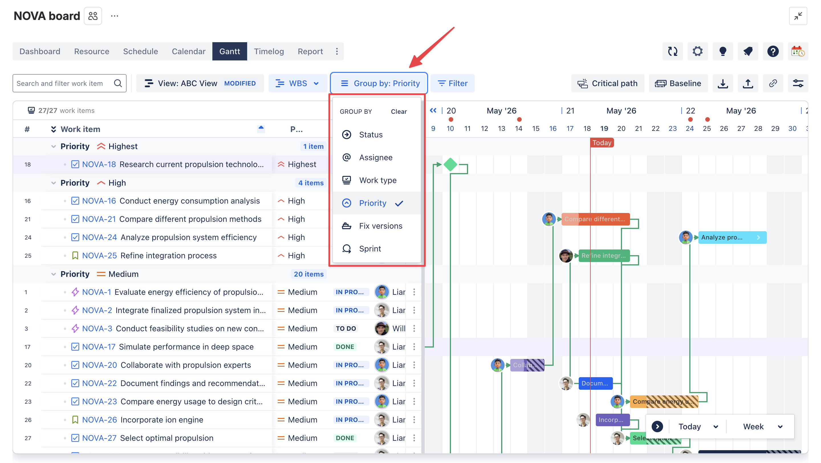 Step 3. Use Group by to organize the work in a way that fits the audience-20260519-091912.png