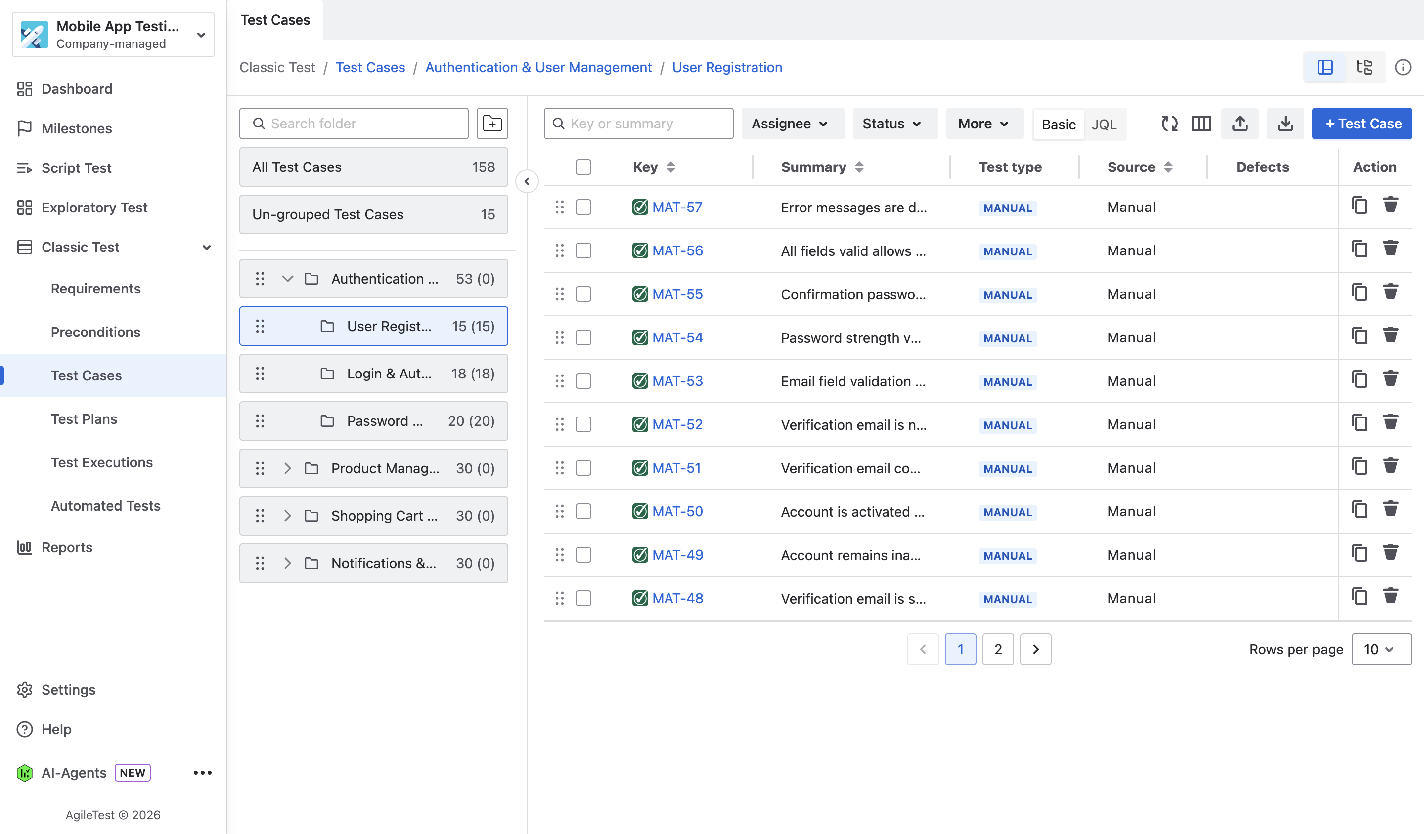 Step 2 Create reusable test cases and organize them into a regression suite.png